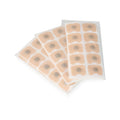 Vier vellen met magnetische anti-snurkpleisters in huidkleurige uitvoering voor dagelijks gebruik