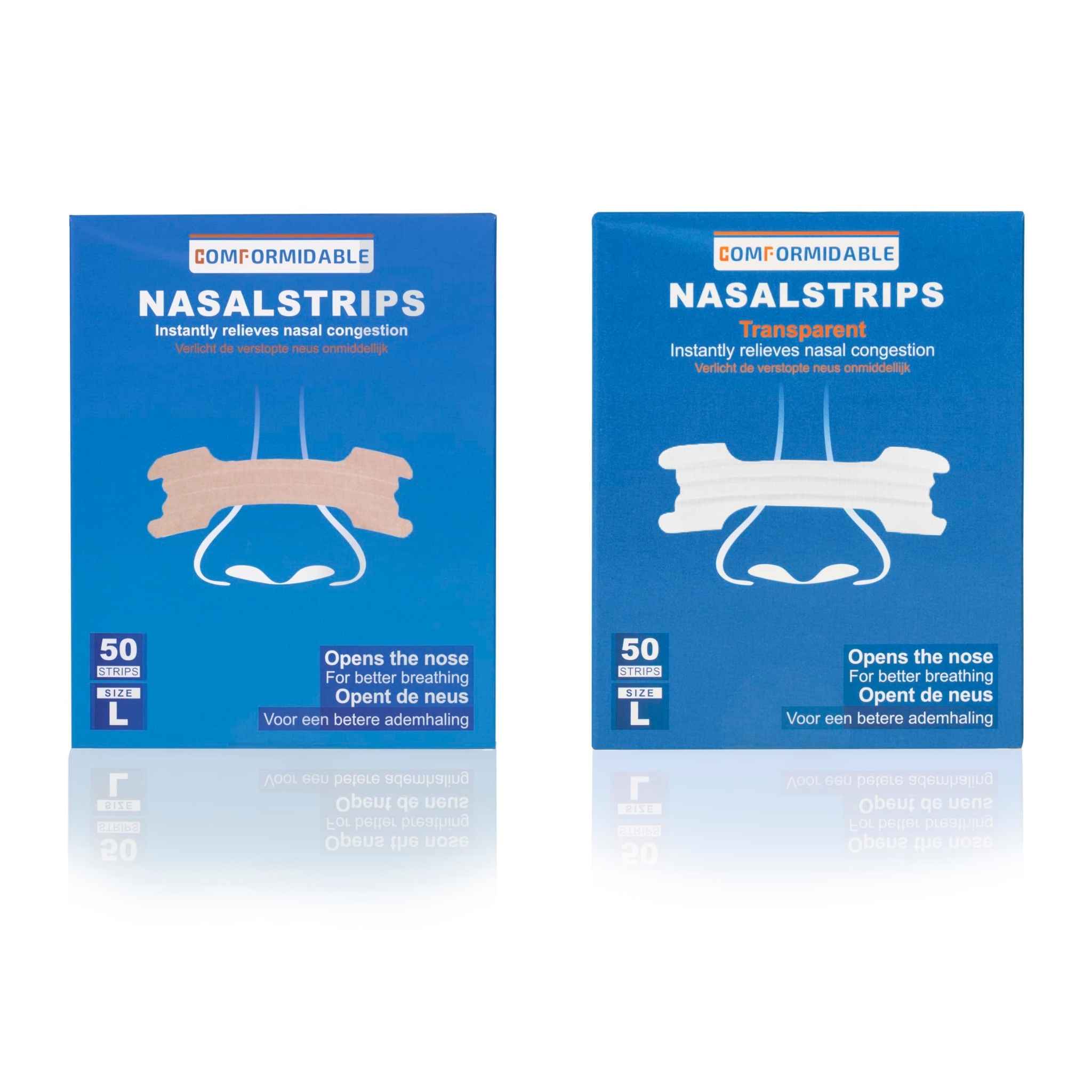 Pack de bandelettes nasales Comformidable