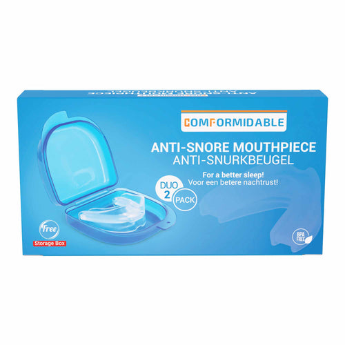 Voorkant van de Comformidable anti-snurkbeugel verpakking