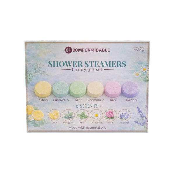 Comformidable shower steamers voor ontspanning onder de douche