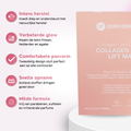 Verpakking van collageen lift mask met uitleg over intens herstel en verbeterde glow
