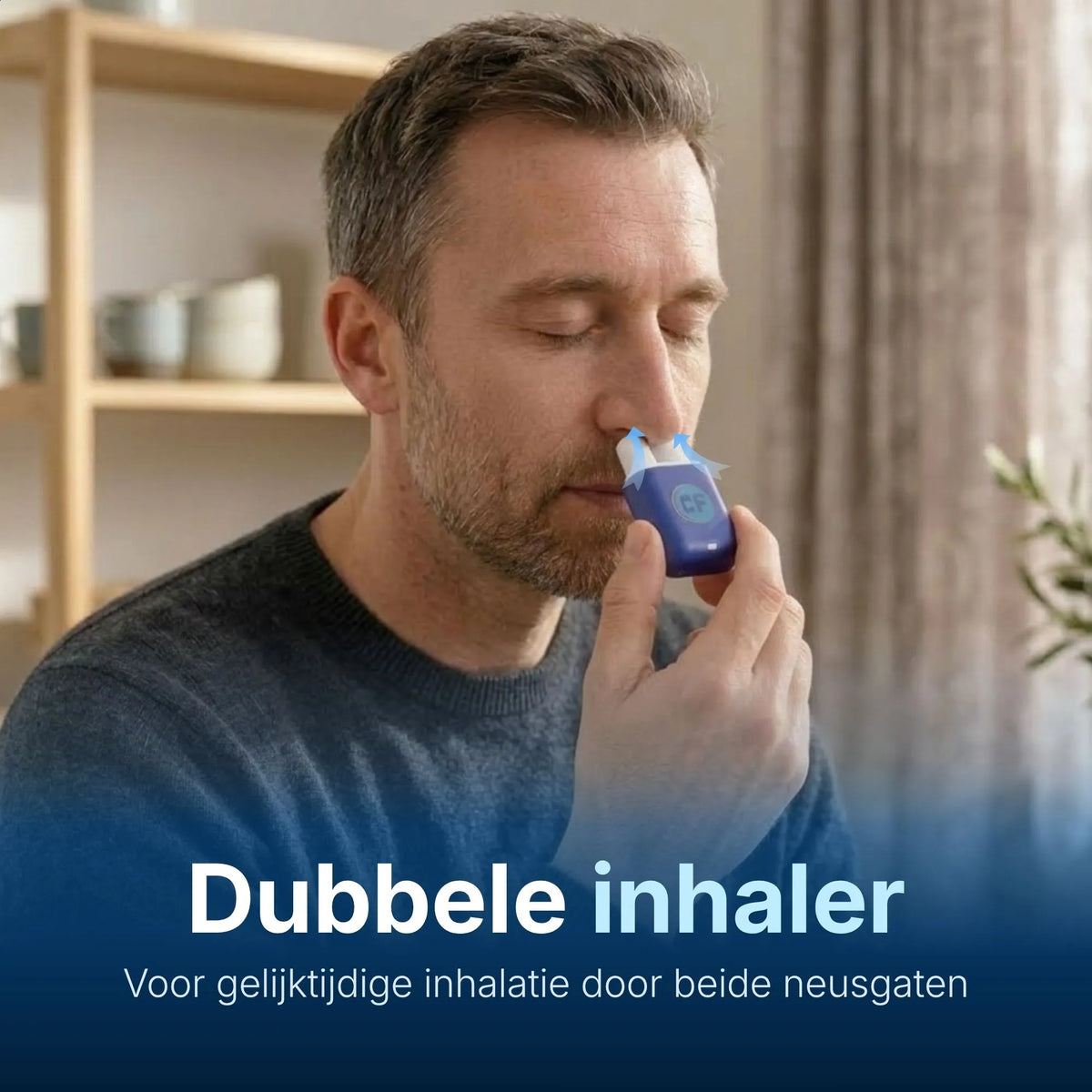 Duo Nebulized Inhaler Duo Nasal Inhaler met Menthol | Aromatherapie Onderweg | Comformidable