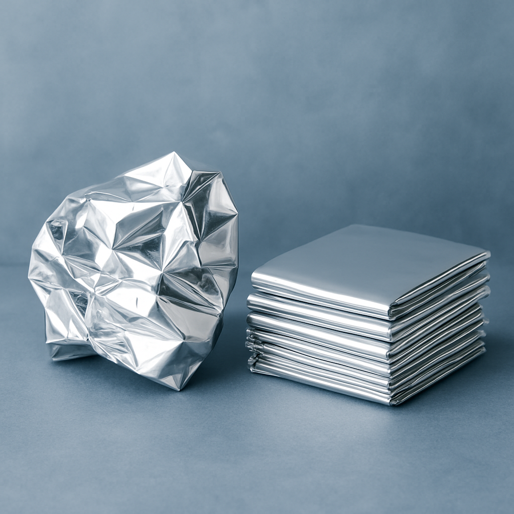 Zilverzijde – houdt warmte vast