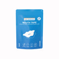 Blauwe comformidable mondtape verpakking 30 stuks vooraanzicht met de tekst 