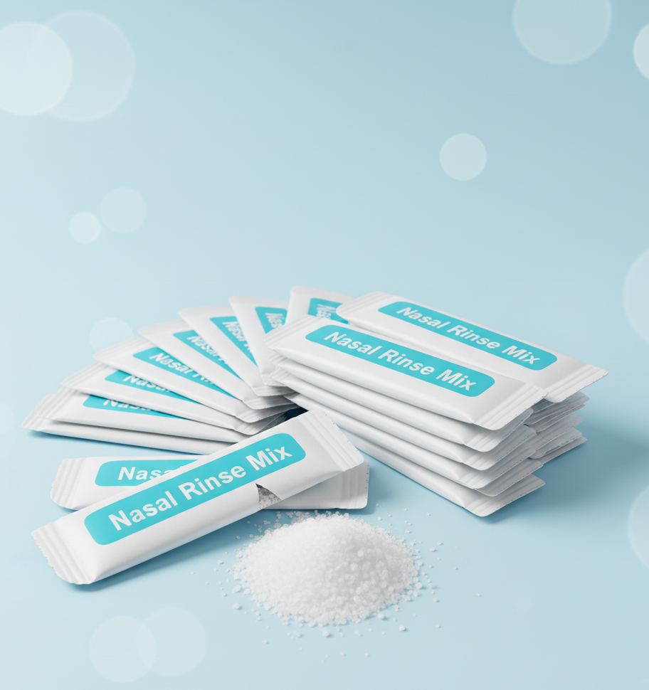 90× nasaal spoelzout (natriumchloride)