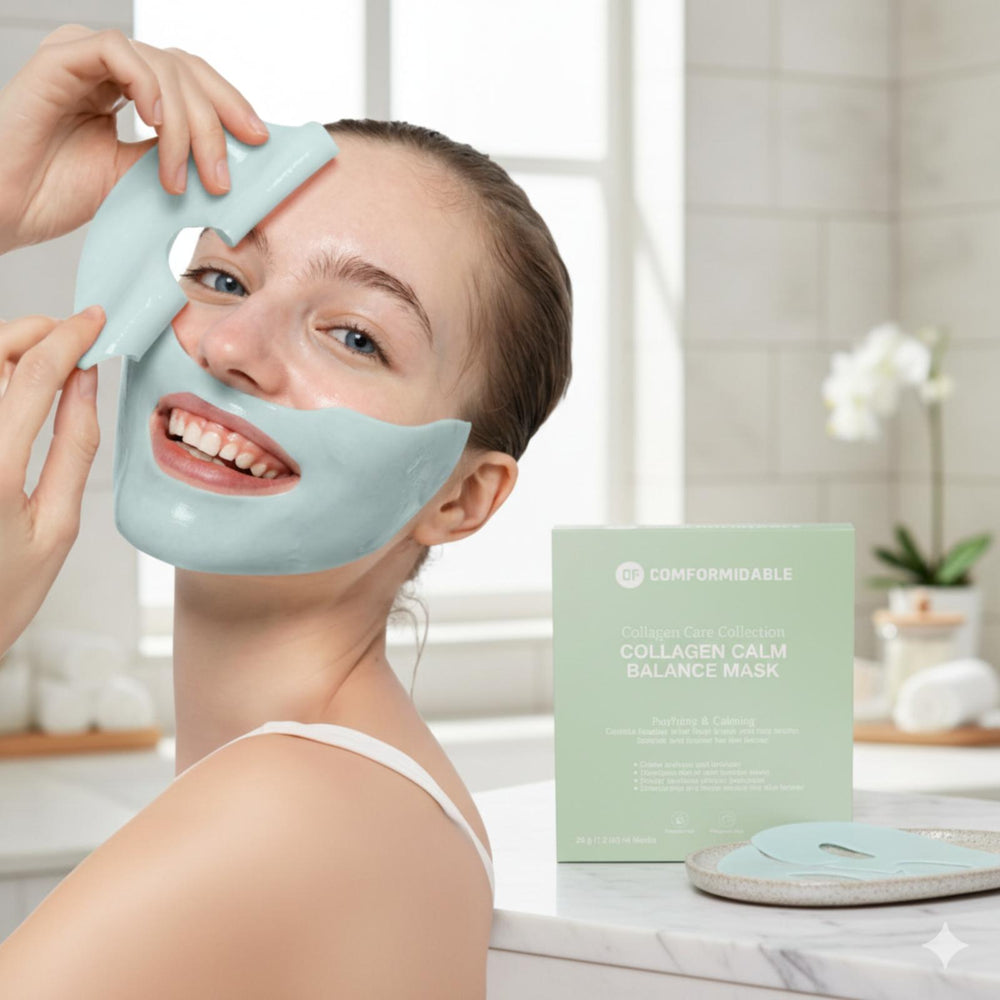 Comformidable® Collagen Calm Balance Mask – Purifying & Calming – 4 stuks