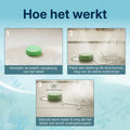 Stap voor stap uitleg hoe je de Comformidable shower steamer gebruikt verwijder verpakking plaats op douchemat en geniet