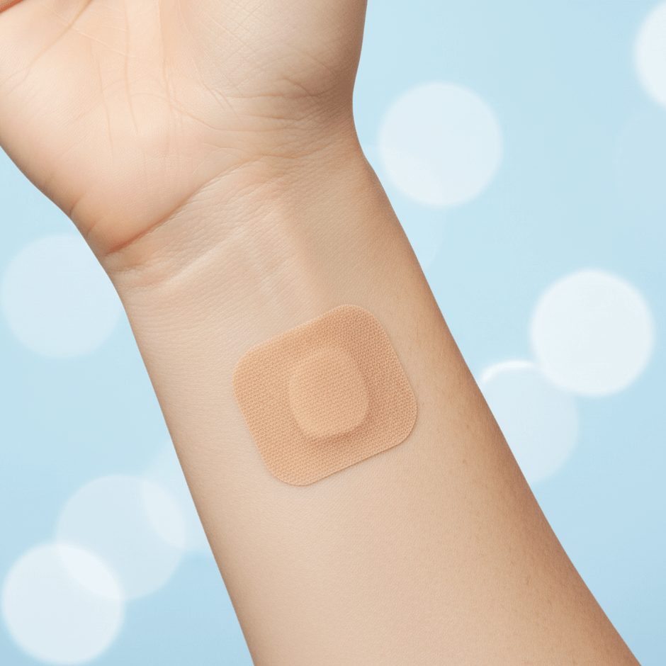 Eenvoudig aan te brengen op de huid