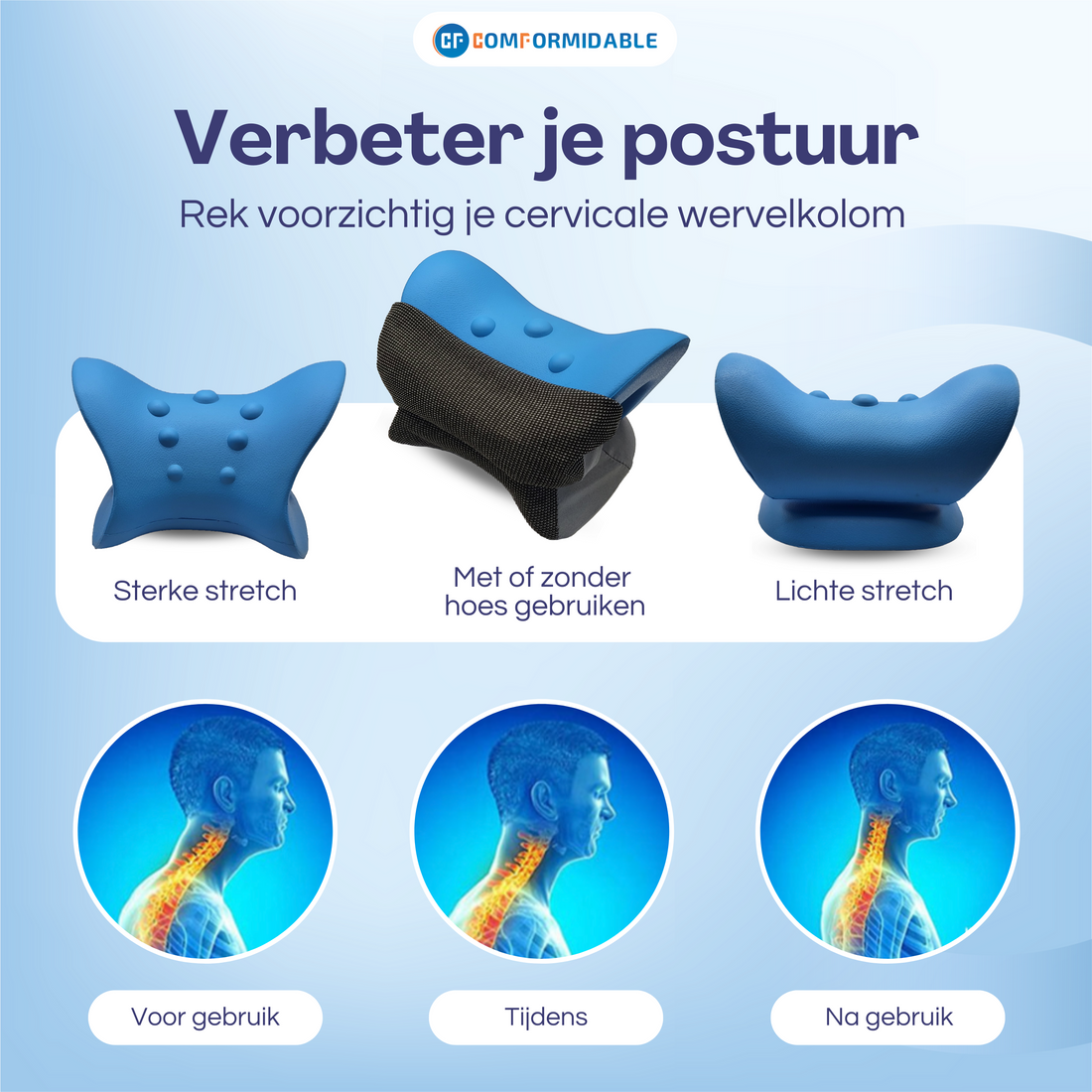 Comformidable Nekstretcher tegen nekpijn